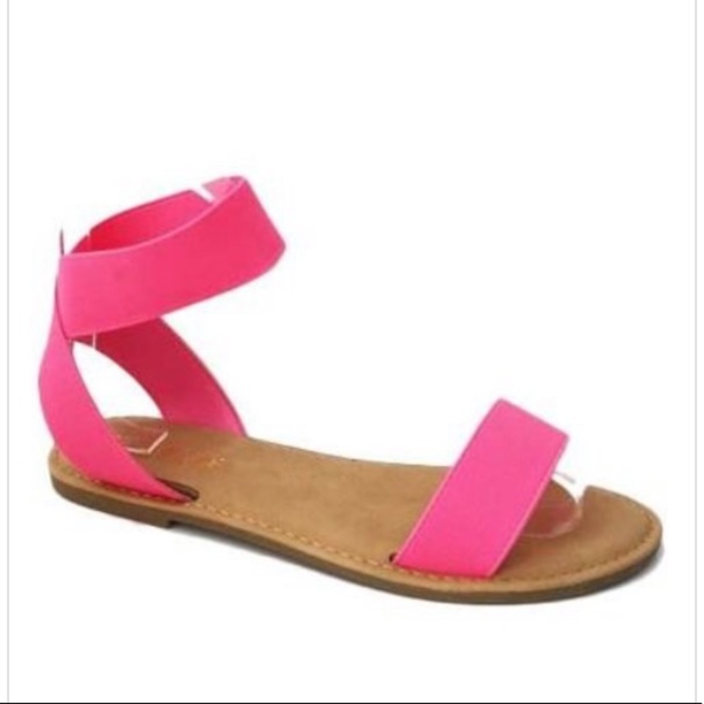 💕 Neon Pink Sandals